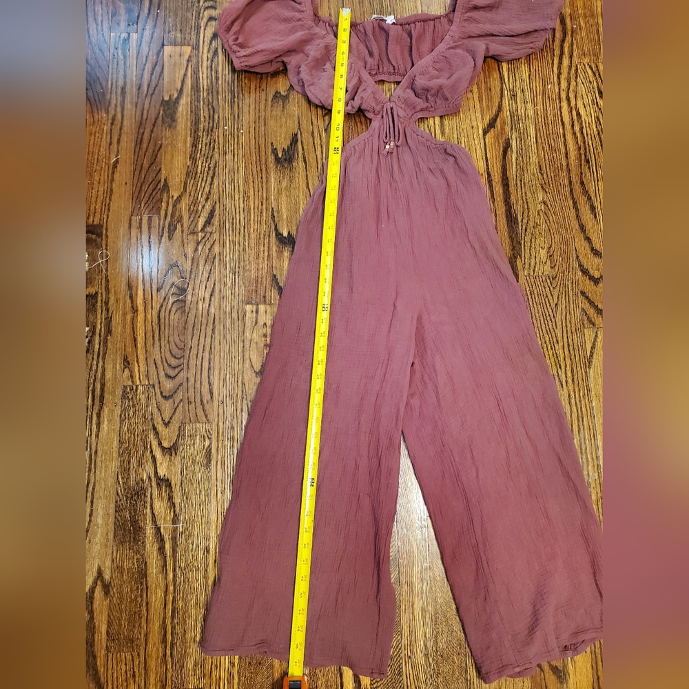 Anthropologie By Astr The Label Gauze Cut Out Jumpsuit - Picture 7 of 11